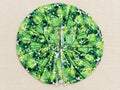 Green Printed Floral Poshak — Size No. 4