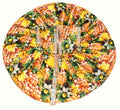 Yellow Printed Floral Poshak — Size No. 4